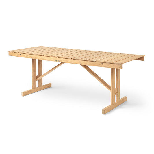 BM1771 Outdoor Dining Table | Untreated Solid Teak