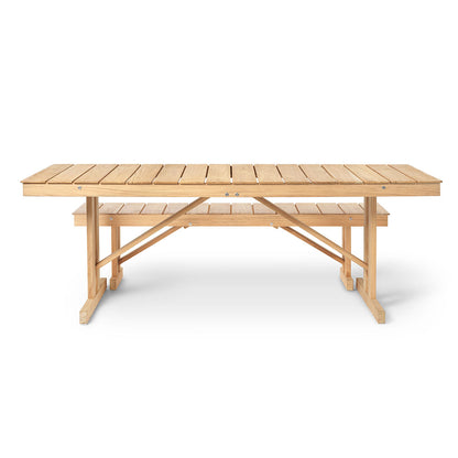BM1771 Outdoor Dining Table | Untreated Solid Teak
