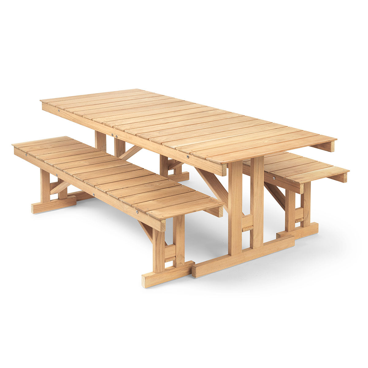 BM1871 Outdoor Bench | Teak Frame