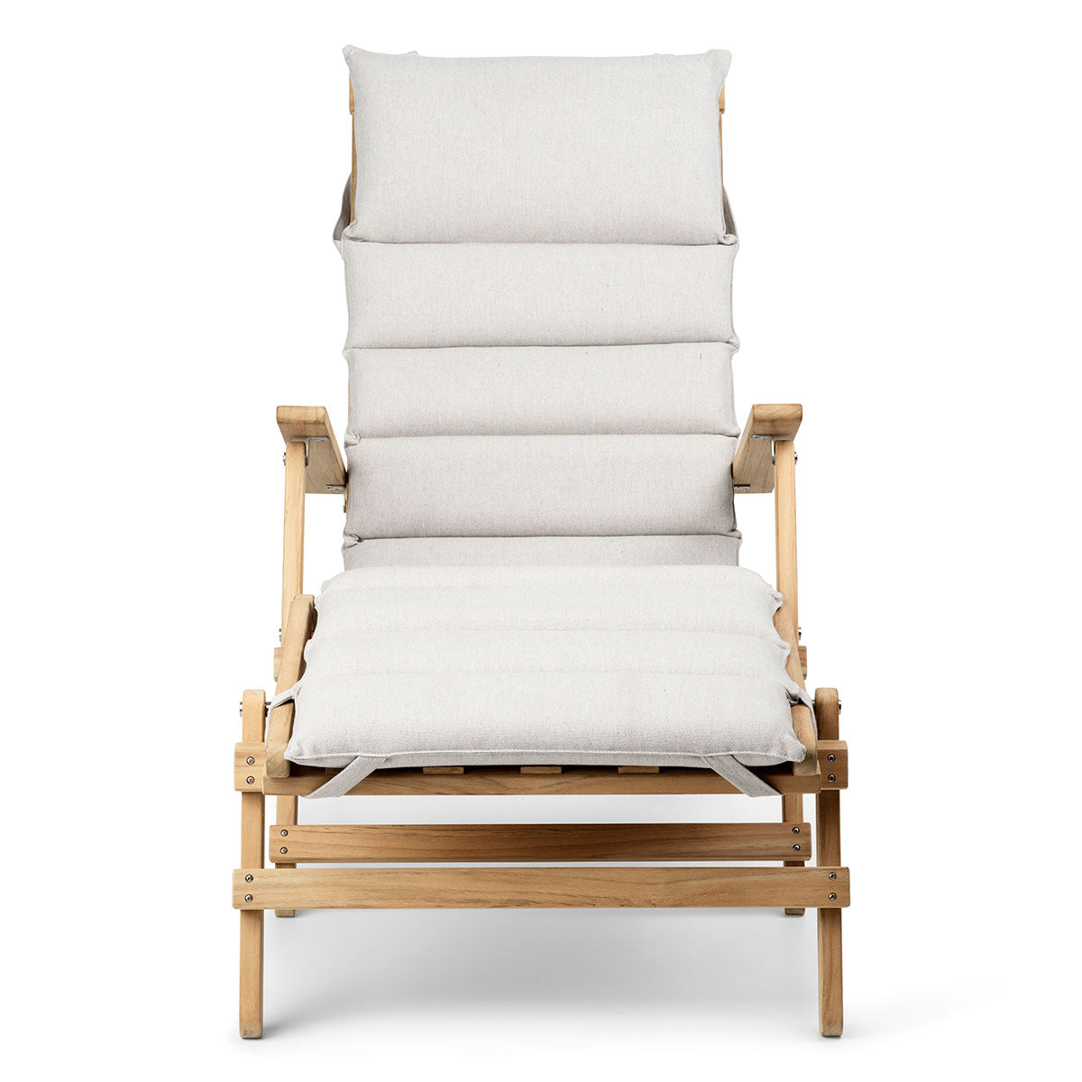 BM5565 Deck Chair with Footrest | Teak Frame