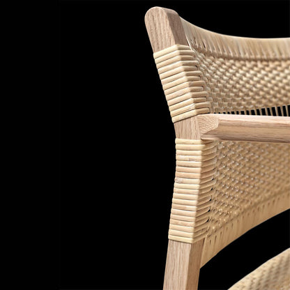 BM62 Cane Wicker Armchair | Natural Cane Wicker Seat