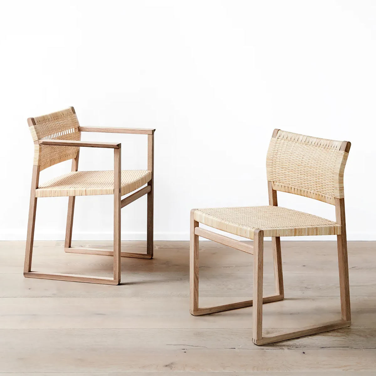 BM61 Cane Wicker Chair | Natural Cane Wicker Seat