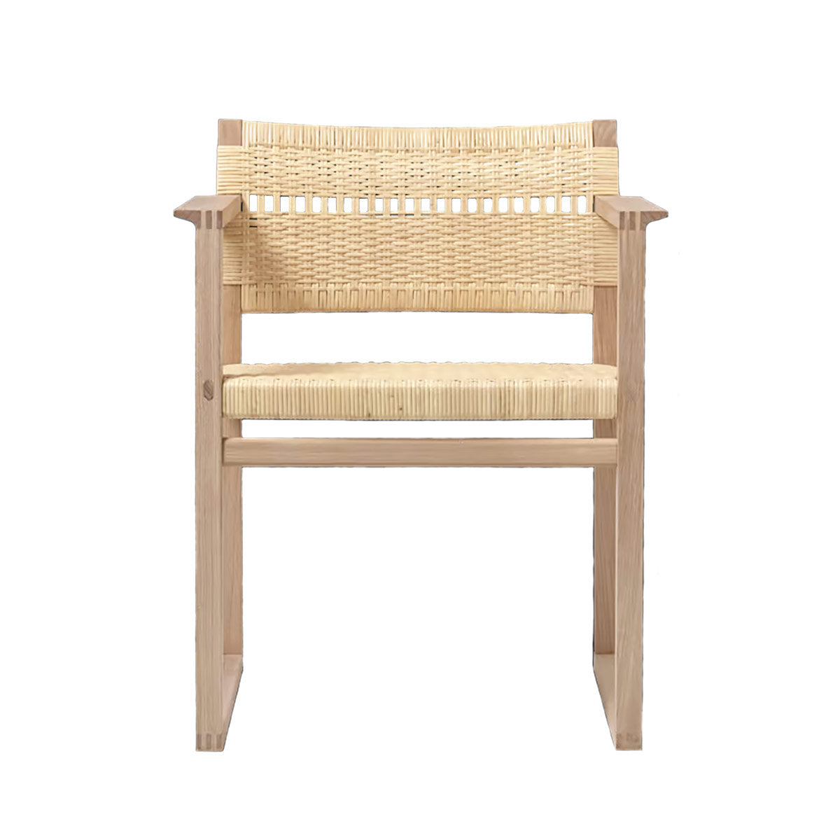 BM62 Cane Wicker Armchair | Natural Cane Wicker Seat