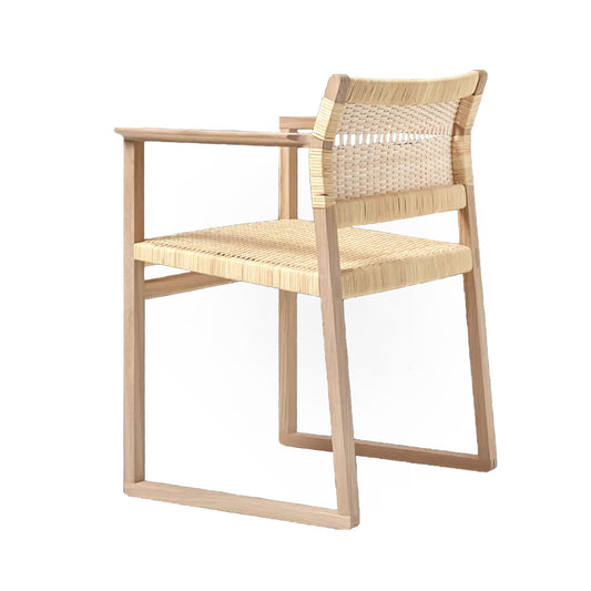 BM62 Cane Wicker Armchair | Natural Cane Wicker Seat