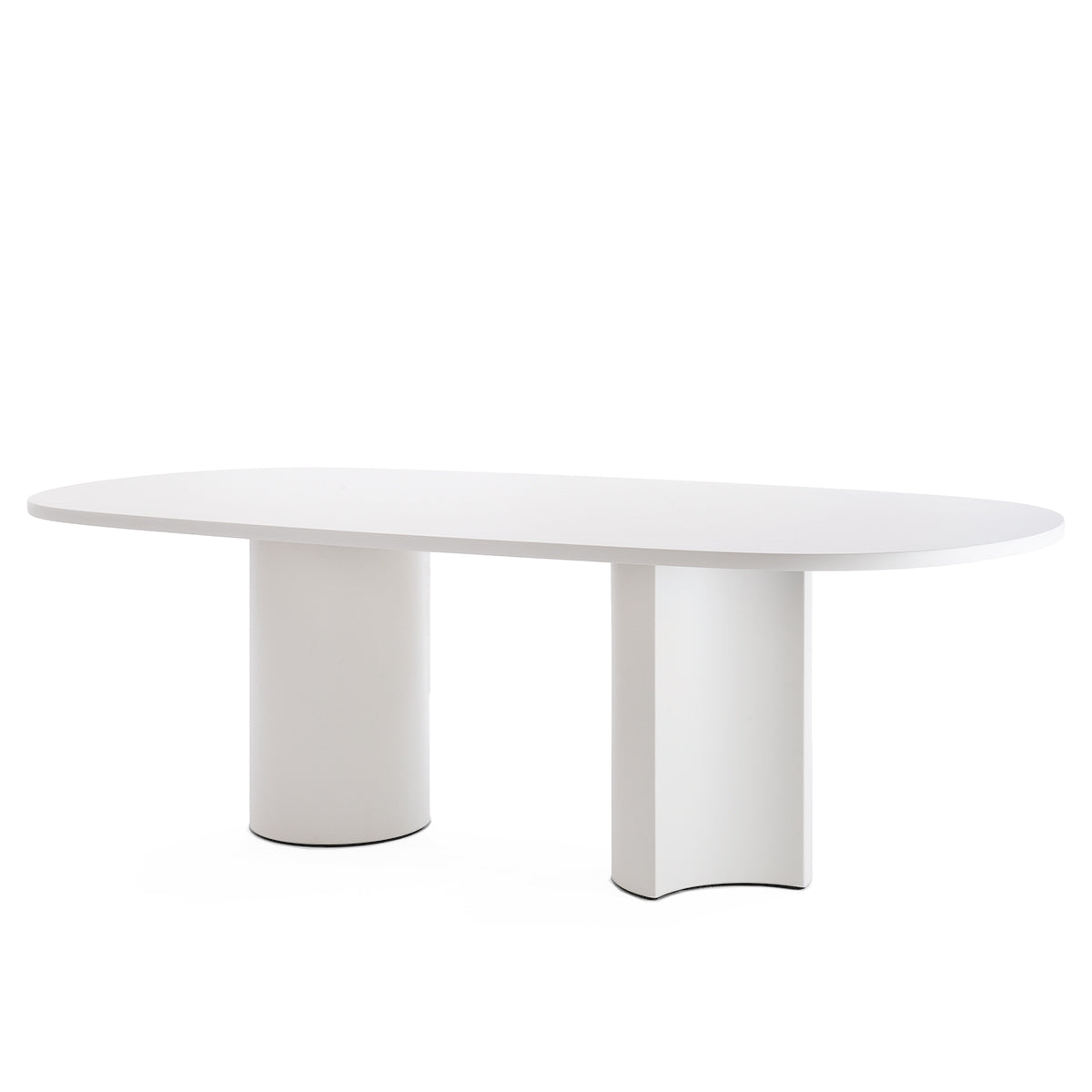 Bol Dining Table | Matt Lacquered Talc
