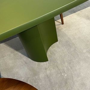 Bol Dining Table | Matt Lacquered Algae