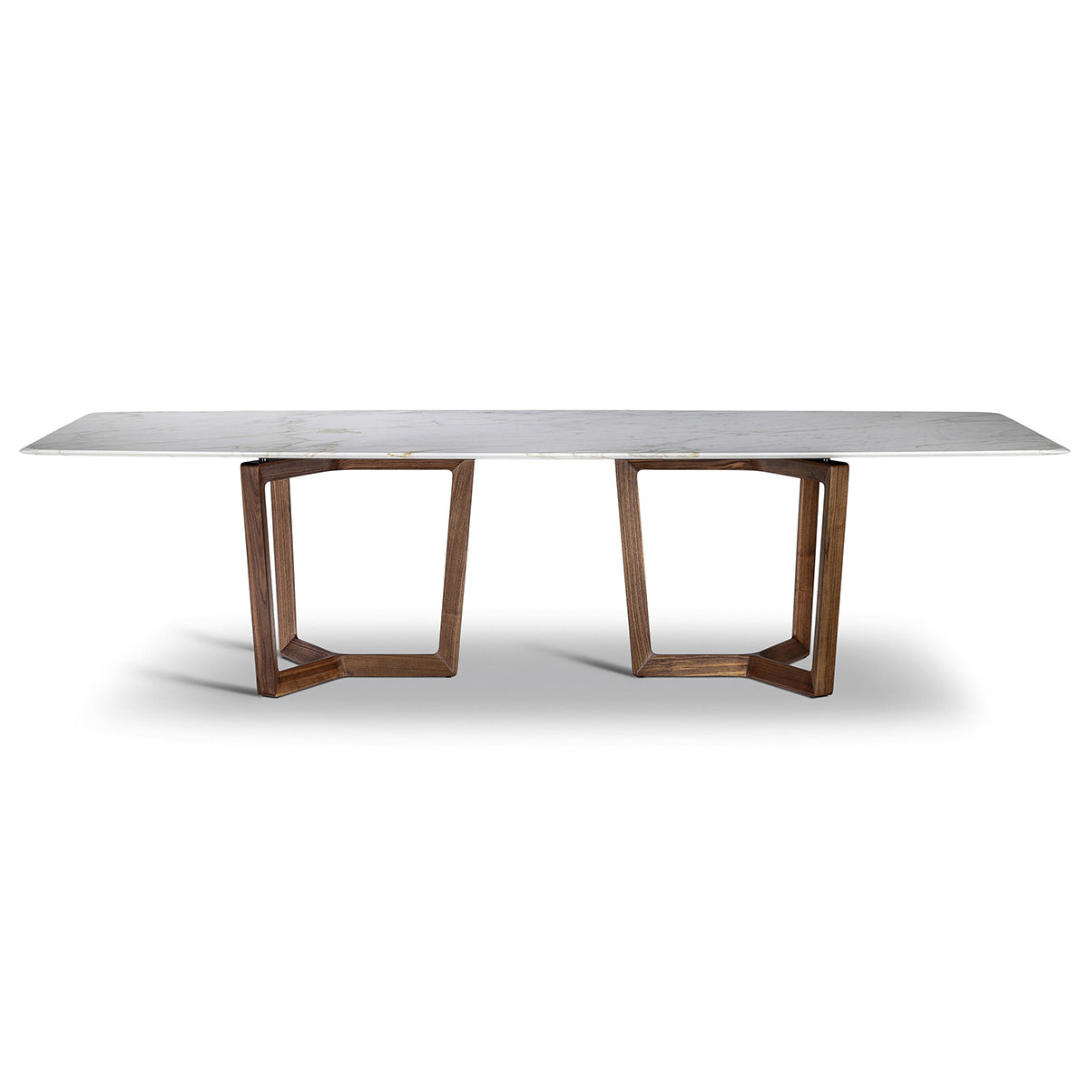 Bolero Ravel Dining Table | Calacatta Semi Brilliant Marble Top