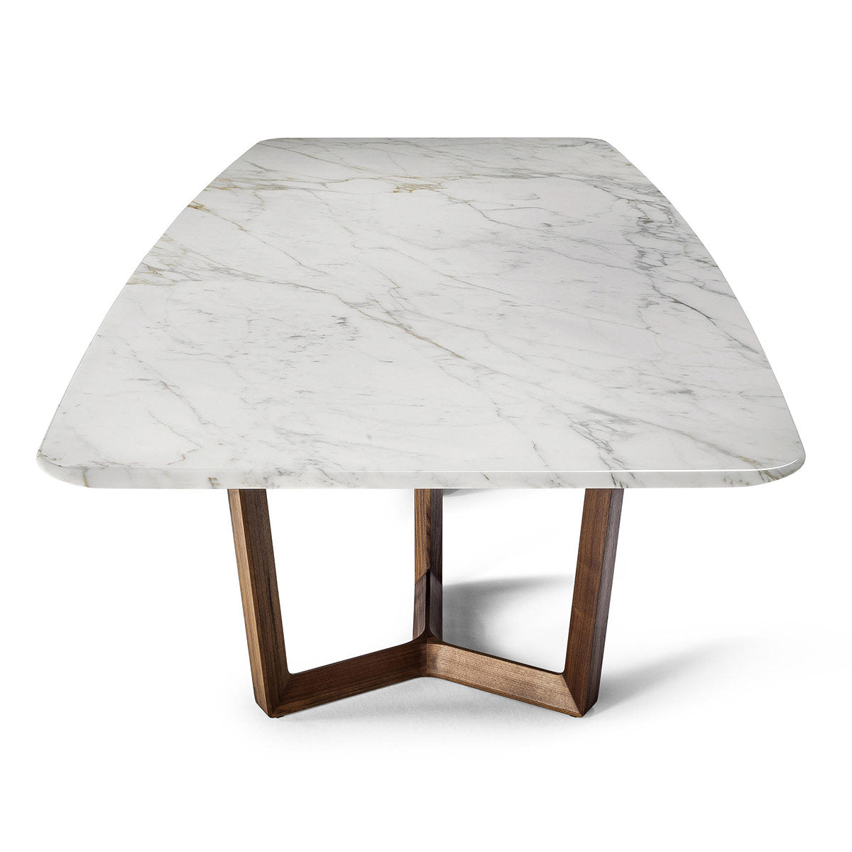 Bolero Ravel Dining Table | Calacatta Semi Brilliant Marble Top