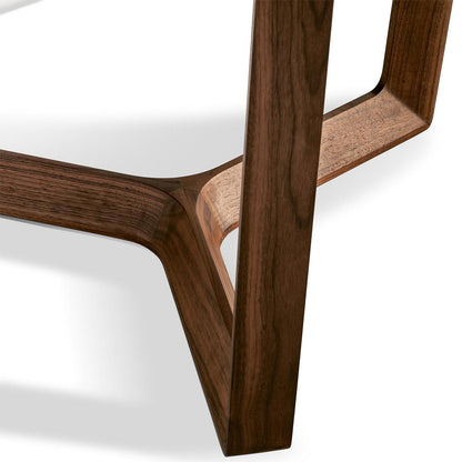 Bolero Ravel Dining Table | Calacatta Semi Brilliant Marble Top