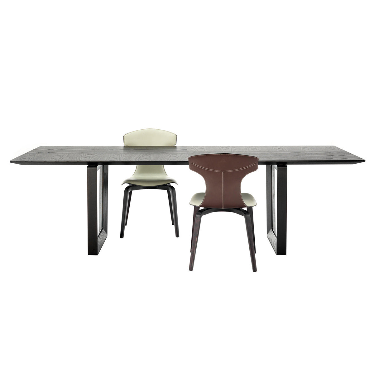 Bolero Rectangular Dining Table | Wenge Stained Ash Top