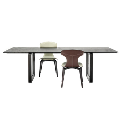 Bolero Rectangular Dining Table | Wenge Stained Ash Top
