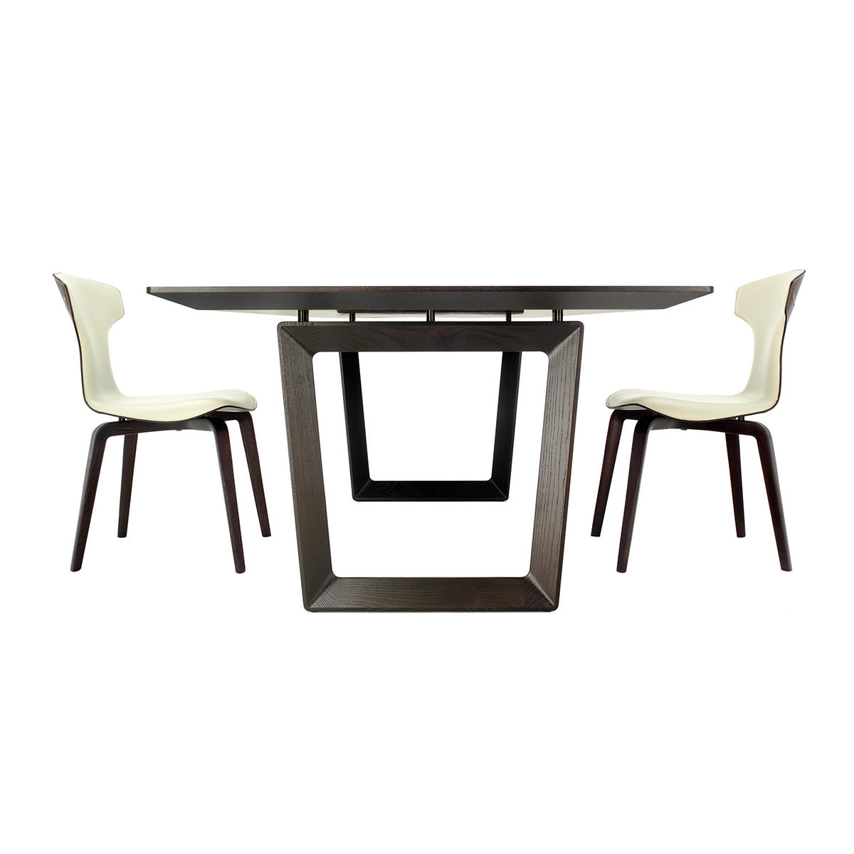 Bolero Rectangular Dining Table | Wenge Stained Ash Top