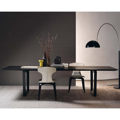 Bolero Rectangular Dining Table | Wenge Stained Ash Top