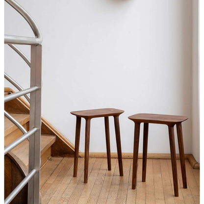 Bon Stool | Ebony Walnut Frame