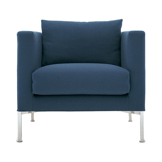 Box Armchair | Blue Black 05 Tosca Upholstery