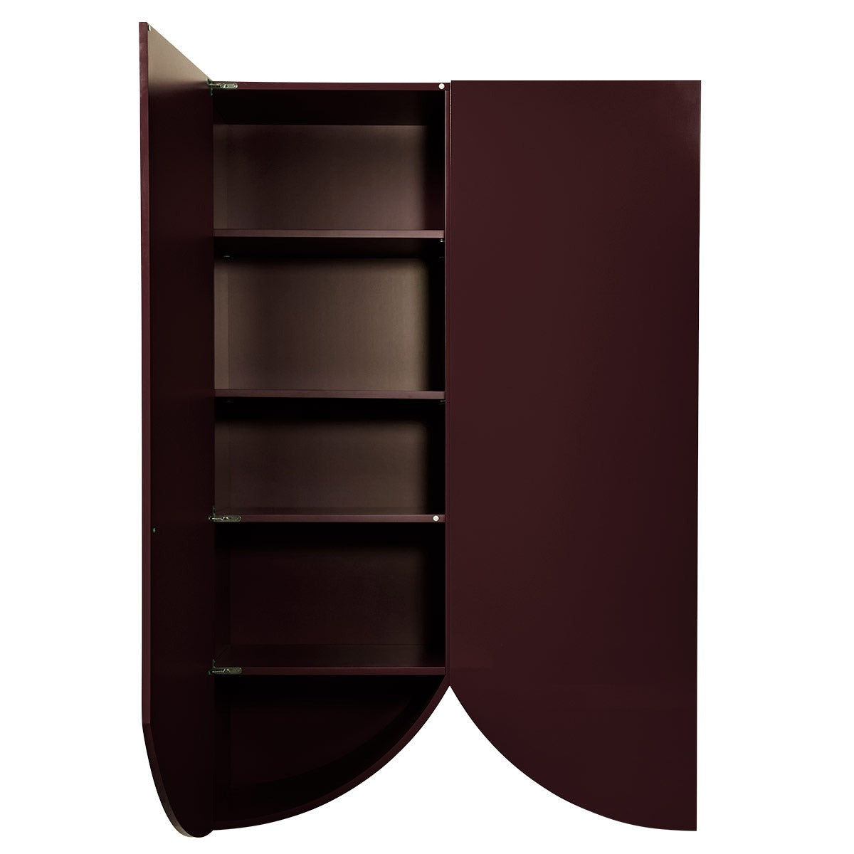 Bridges Cabinet Curtain | Large in Aubergine Gloss Lacquer