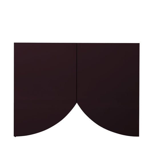 Bridges Cabinet Curtain | Small in Aubergine Gloss Lacquer