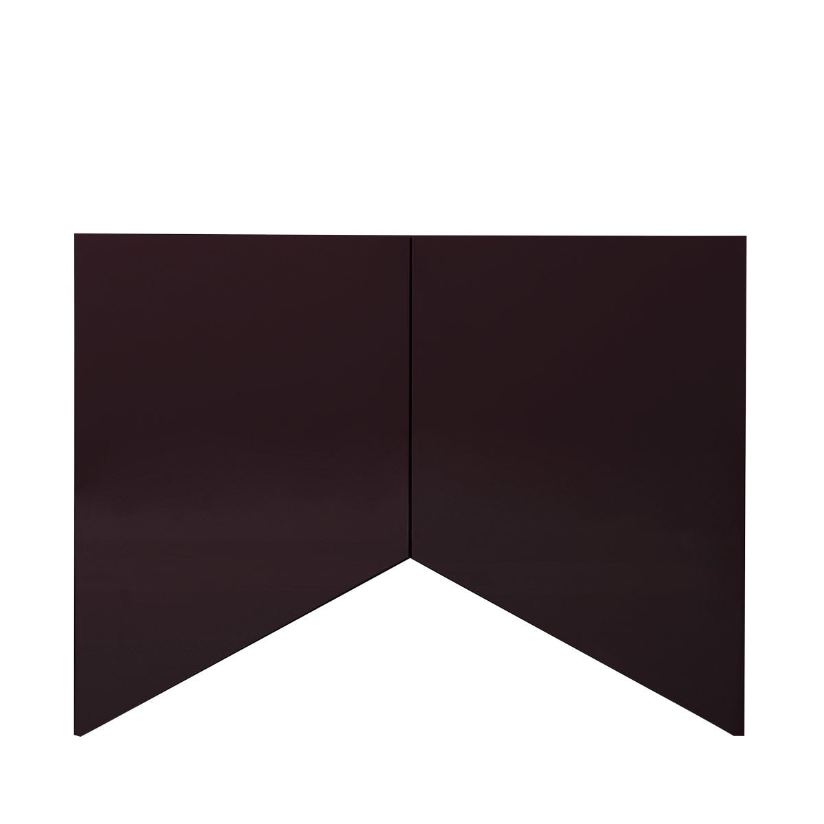 Bridges Cabinet Triangle | Small in Aubergine Gloss Lacquer