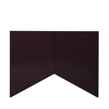 Bridges Cabinet Triangle | Small in Aubergine Gloss Lacquer