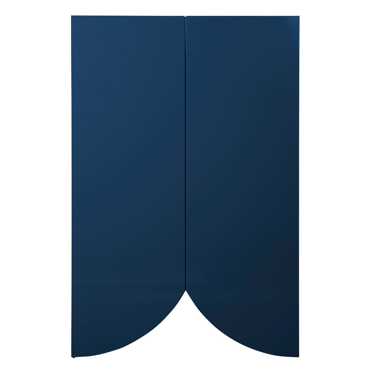 Bridges Cabinet Curtain | Large in Blue Gloss Lacquer