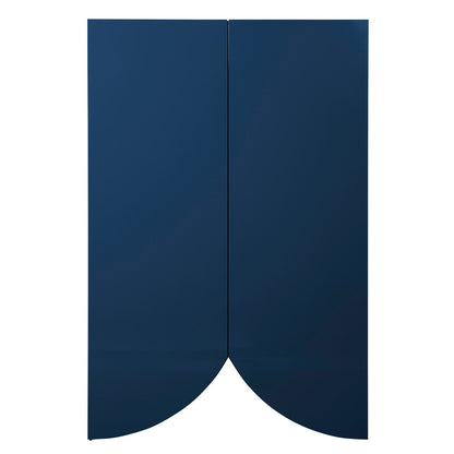 Bridges Cabinet Curtain | Large in Blue Gloss Lacquer