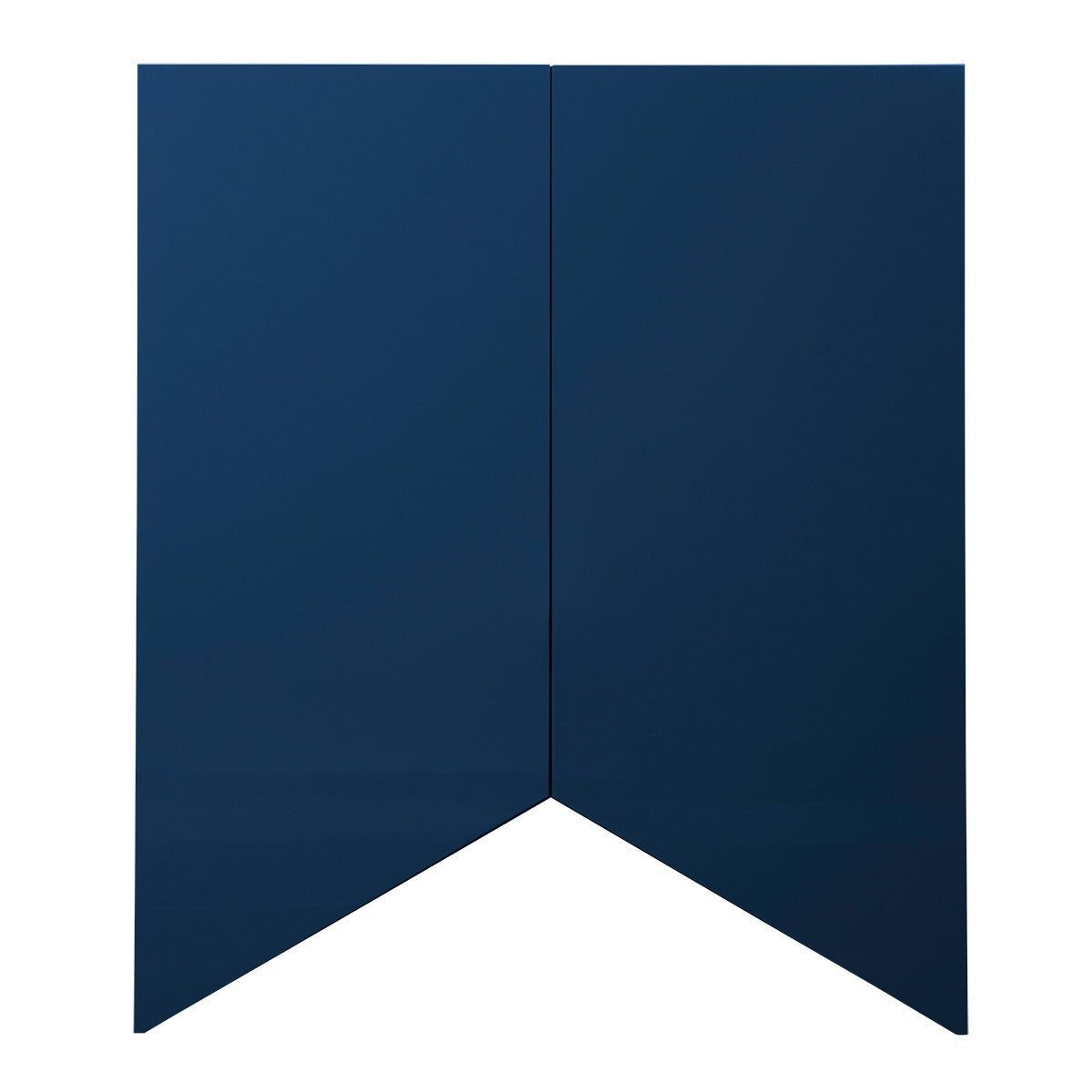 Bridges Cabinet Triangle | Medium in Blue Gloss Lacquer