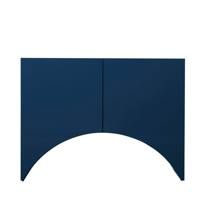 Bridges Cabinet Arch | Small in Blue Gloss Lacquer