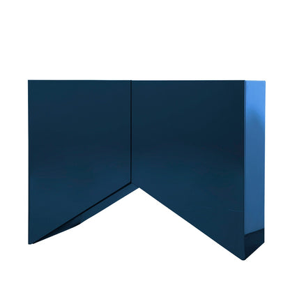 Bridges Cabinet Triangle | Small in Blue Gloss Lacquer