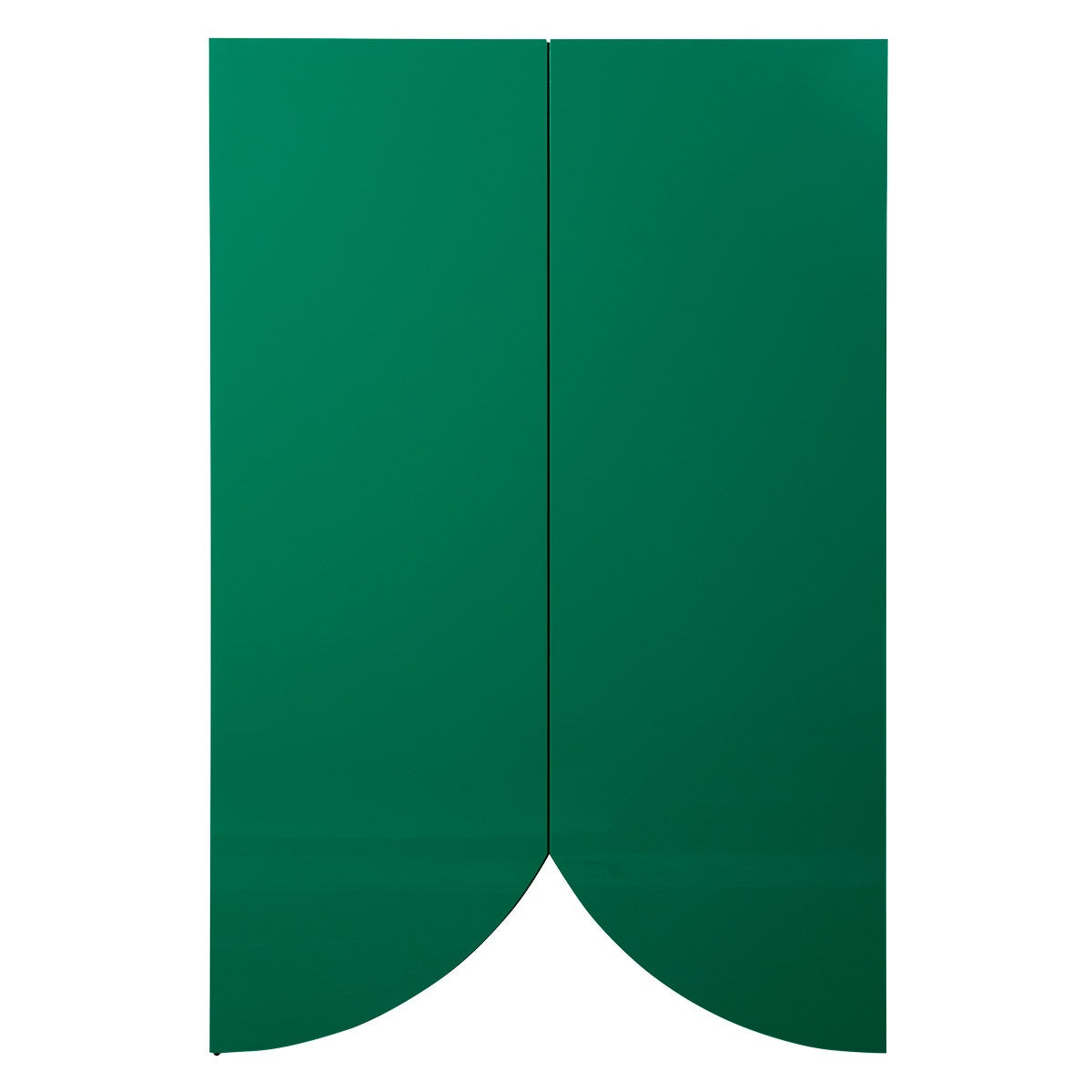 Bridges Cabinet Curtain | Large in Green Gloss Lacquer