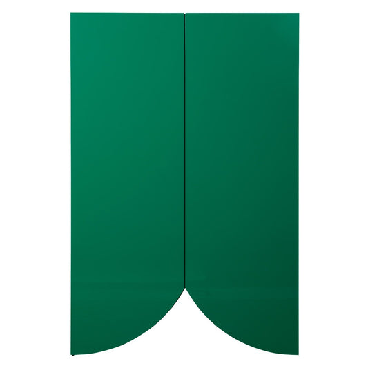 Bridges Cabinet Curtain | Large in Green Gloss Lacquer