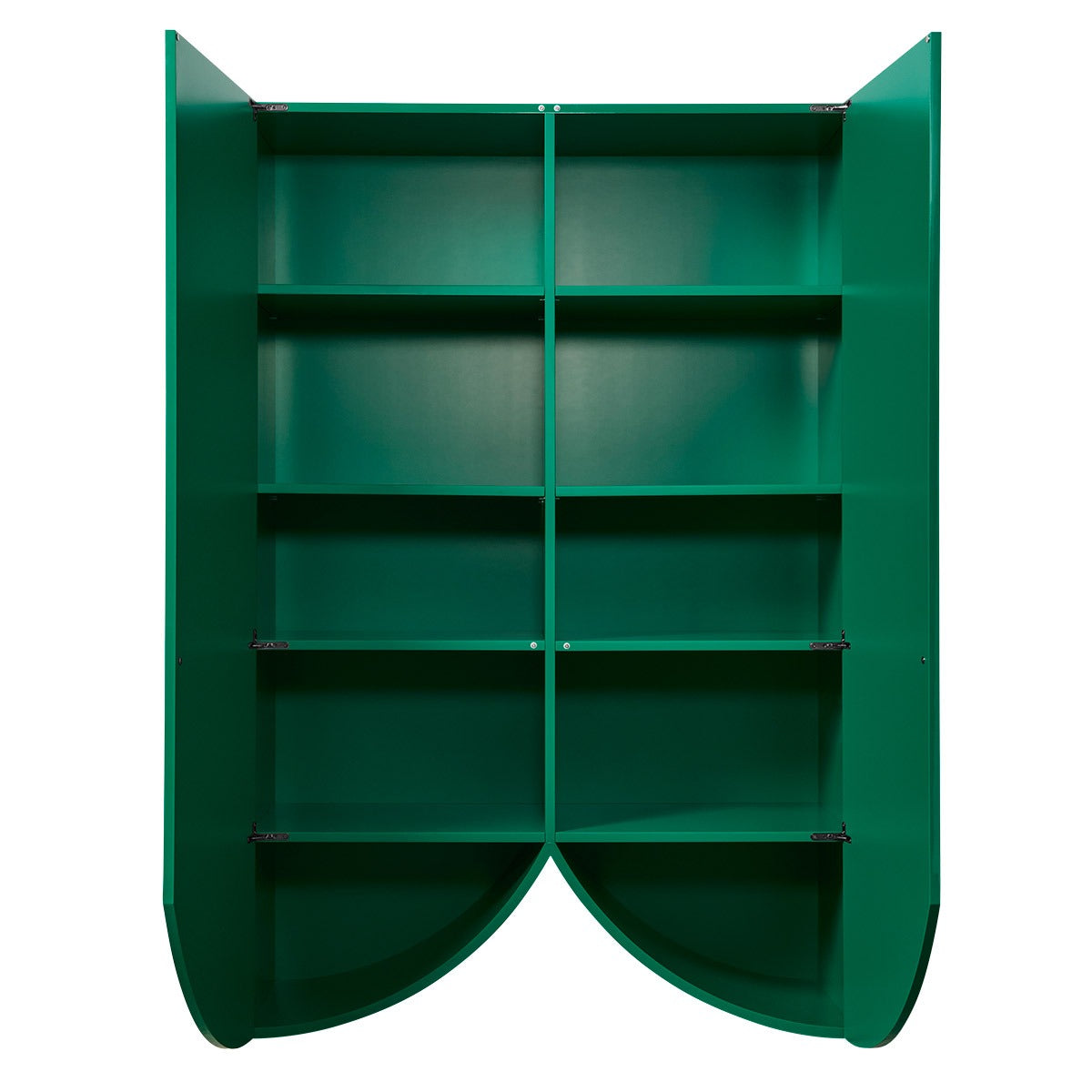 Bridges Cabinet Curtain | Large in Green Gloss Lacquer