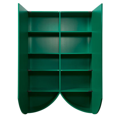 Bridges Cabinet Curtain | Large in Green Gloss Lacquer