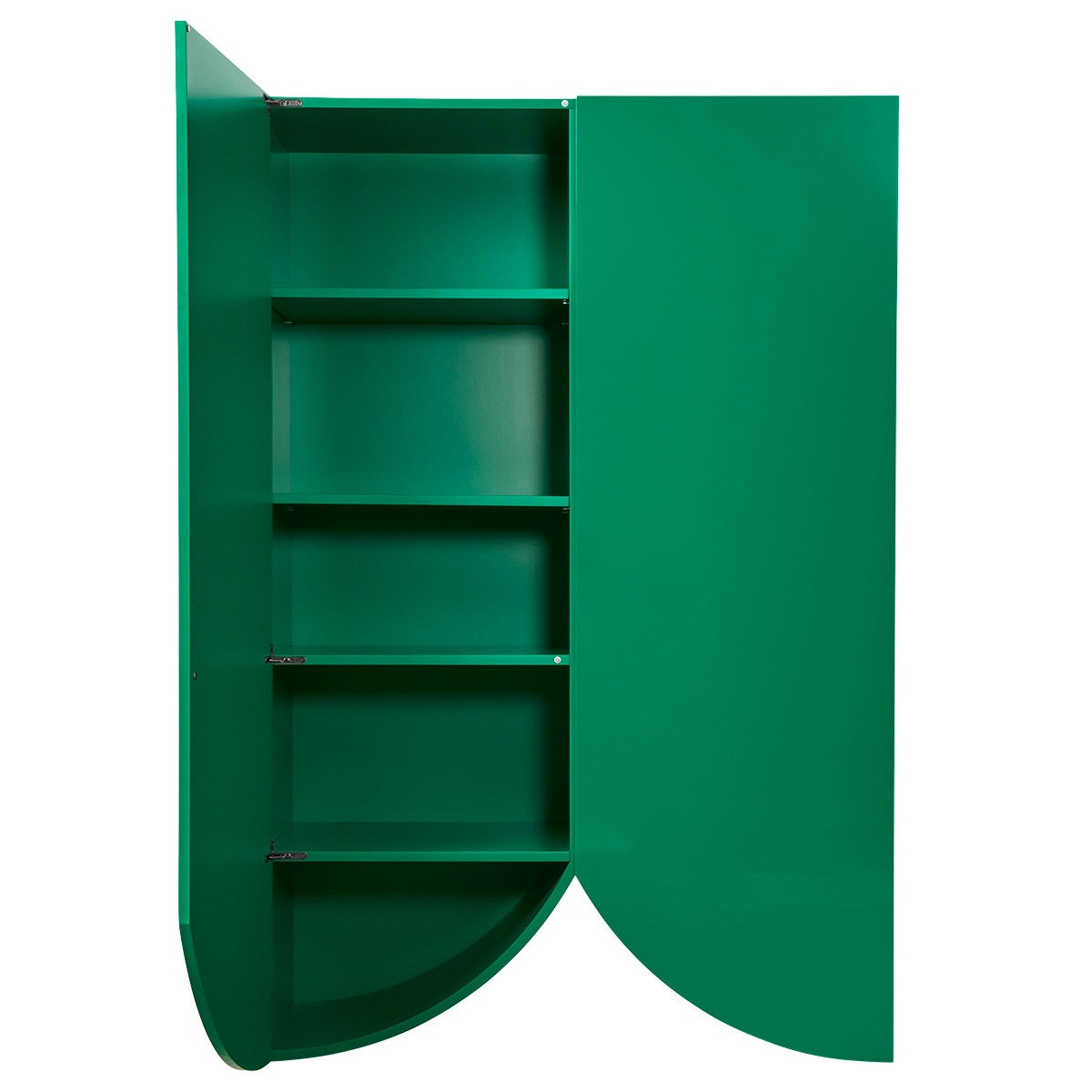Bridges Cabinet Curtain | Large in Green Gloss Lacquer