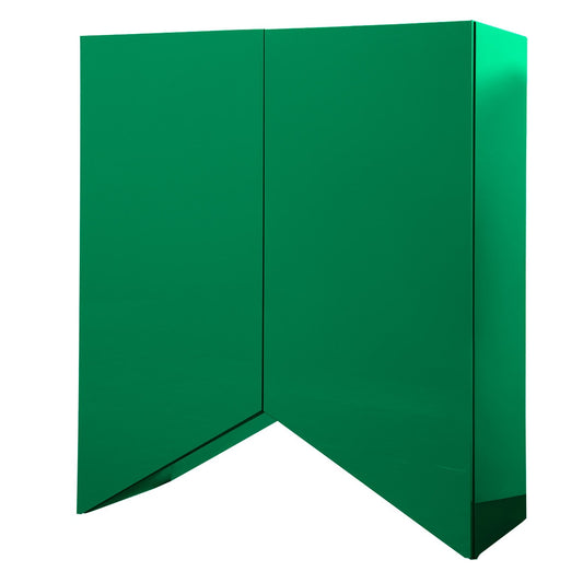 Bridges Cabinet Triangle | Medium in Green Gloss Lacquer
