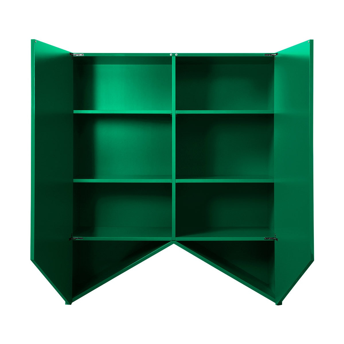 Bridges Cabinet Triangle | Medium in Green Gloss Lacquer