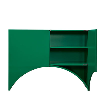 Bridges Cabinet Arch | Small in Green Gloss Lacquer