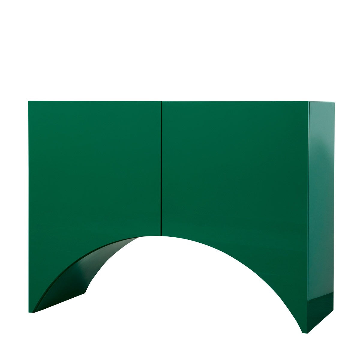 Bridges Cabinet Arch | Small in Green Gloss Lacquer