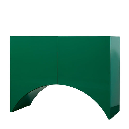 Bridges Cabinet Arch | Small in Green Gloss Lacquer