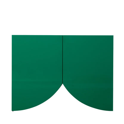 Bridges Cabinet Curtain | Small in Green Gloss Lacquer