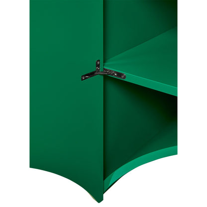 Bridges Cabinet Triangle | Small in Green Gloss Lacquer