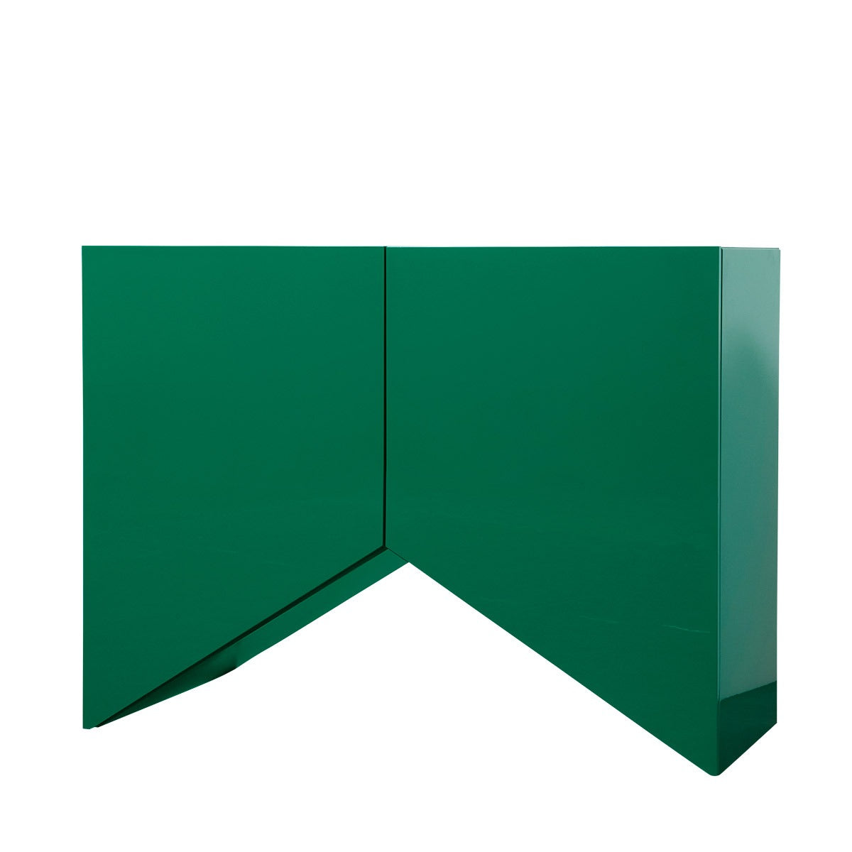 Bridges Cabinet Triangle | Small in Green Gloss Lacquer