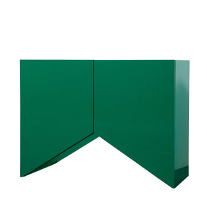 Bridges Cabinet Triangle | Small in Green Gloss Lacquer