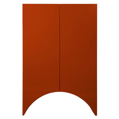 Bridges Cabinet Arch | Large in Red Gloss Lacquer