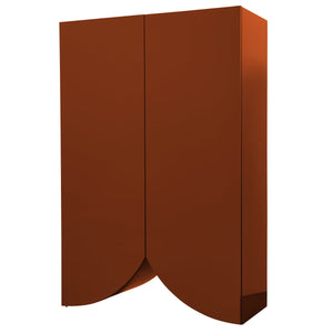 Bridges Cabinet Curtain | Large in Red Gloss Lacquer