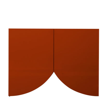 Bridges Cabinet Curtain | Small in Red Gloss Lacquer