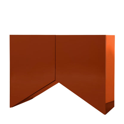 Bridges Cabinet Triangle | Small in Red Gloss Lacquer