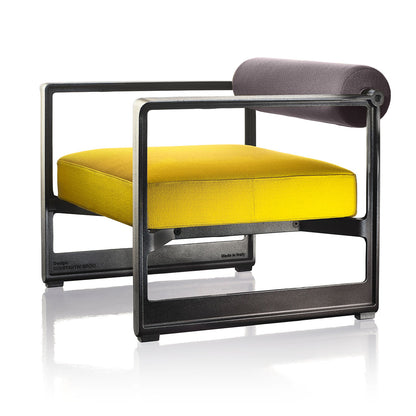 Brut Lounge Chair | Pale Grey Divina Melange 120 Seat and Back