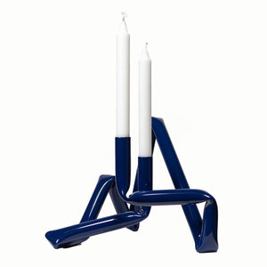 Bucatini Candle Holder | Midnight Blue