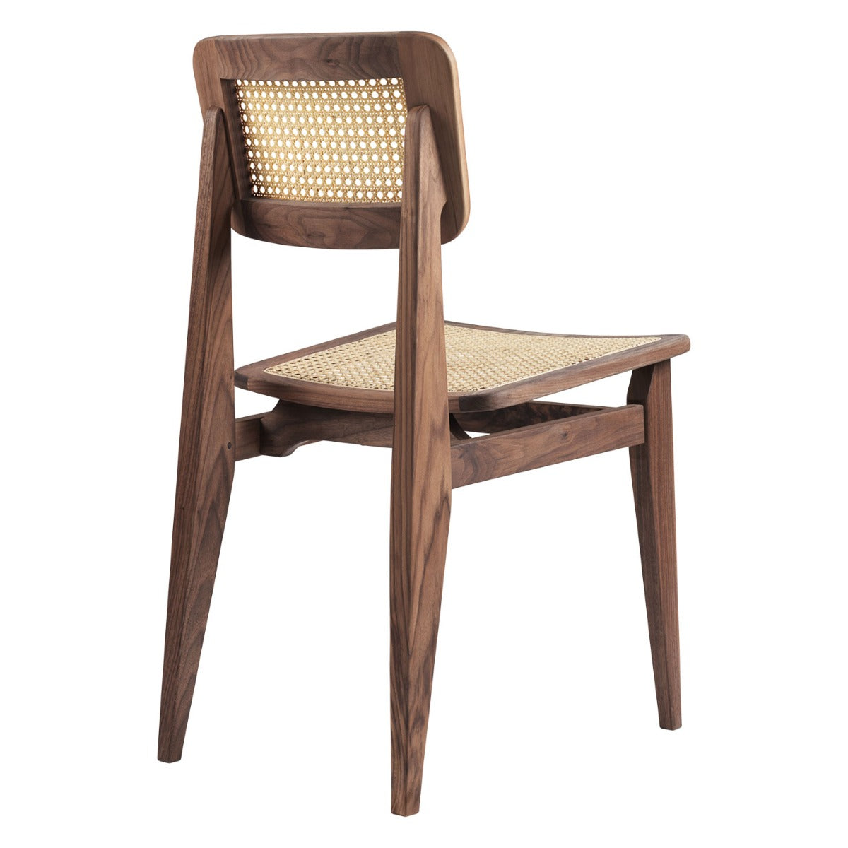 C-Chair French Cane | Oiled American Walnut Frame