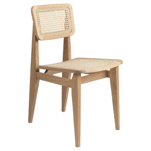 C-Chair French Cane | Oiled Natural Oak Frame